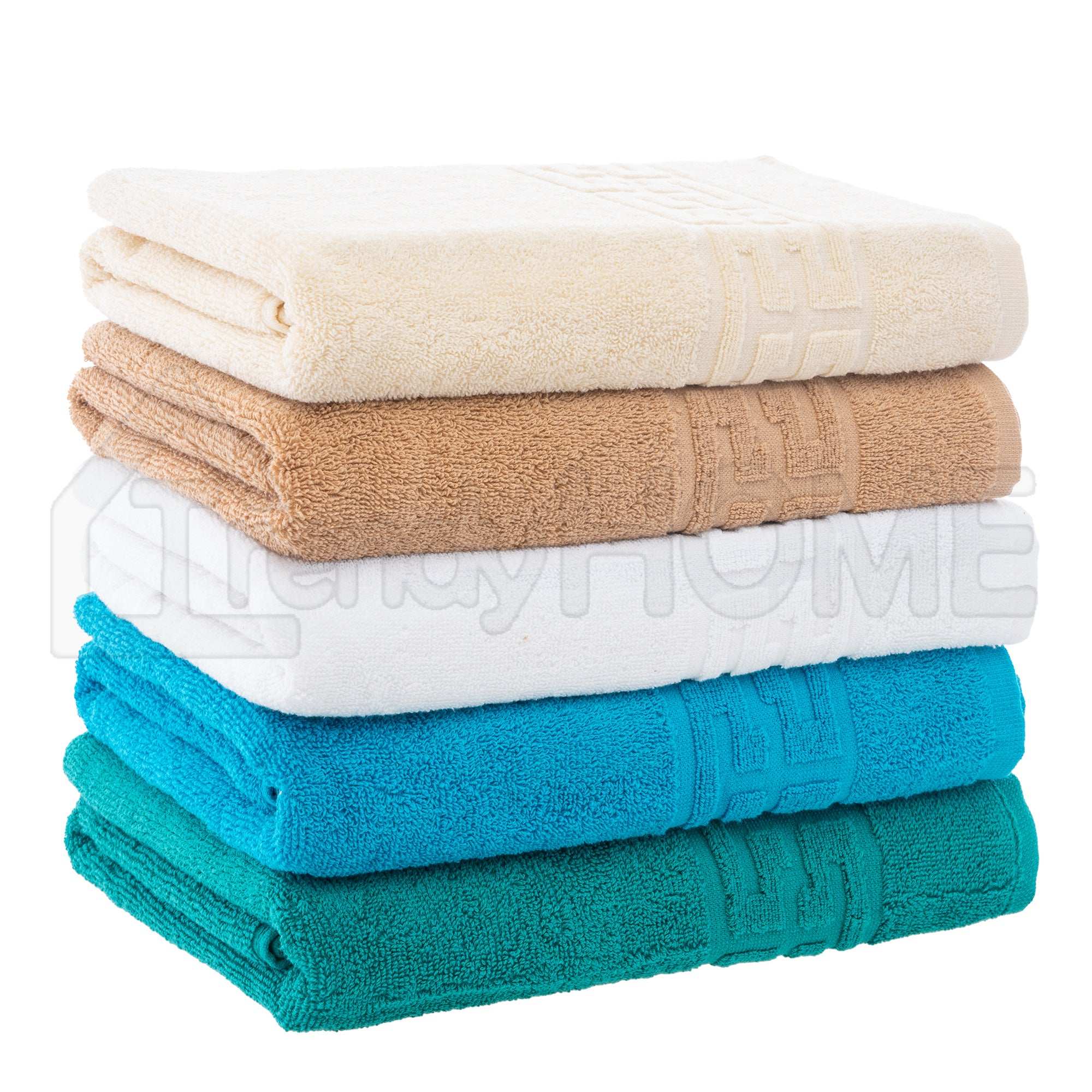 Set 5 Prosoape Bumbac 100% – 500 GSM – 30x50 / 50x90 / 70x130 / 80x160 cm, ST244135