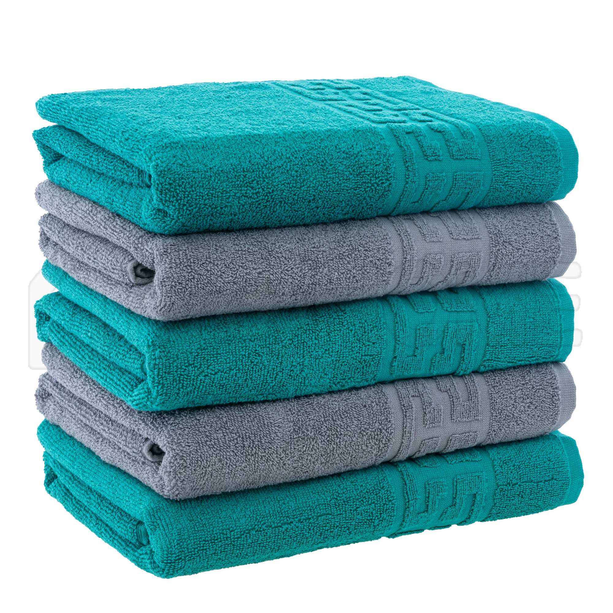 Set 5 Prosoape Bumbac 100% – 500 GSM – 30x50 / 50x90 / 70x130 / 80x160 cm, ST244165