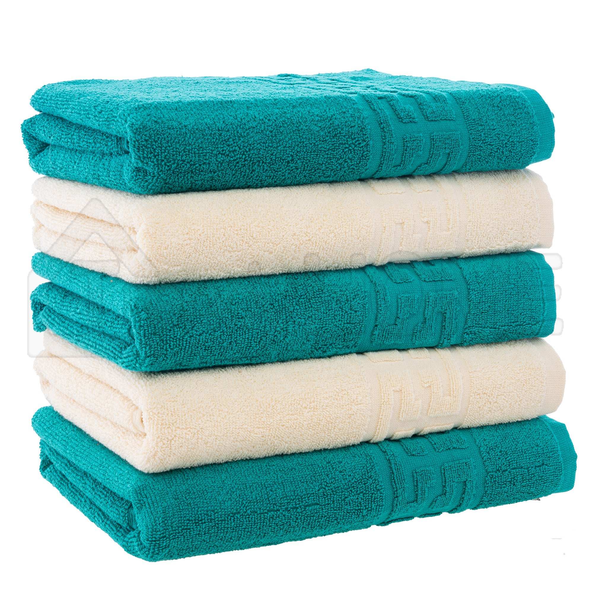 Set 5 Prosoape Bumbac 100% – 500 GSM – 30x50 / 50x90 / 70x130 / 80x160 cm, ST244175