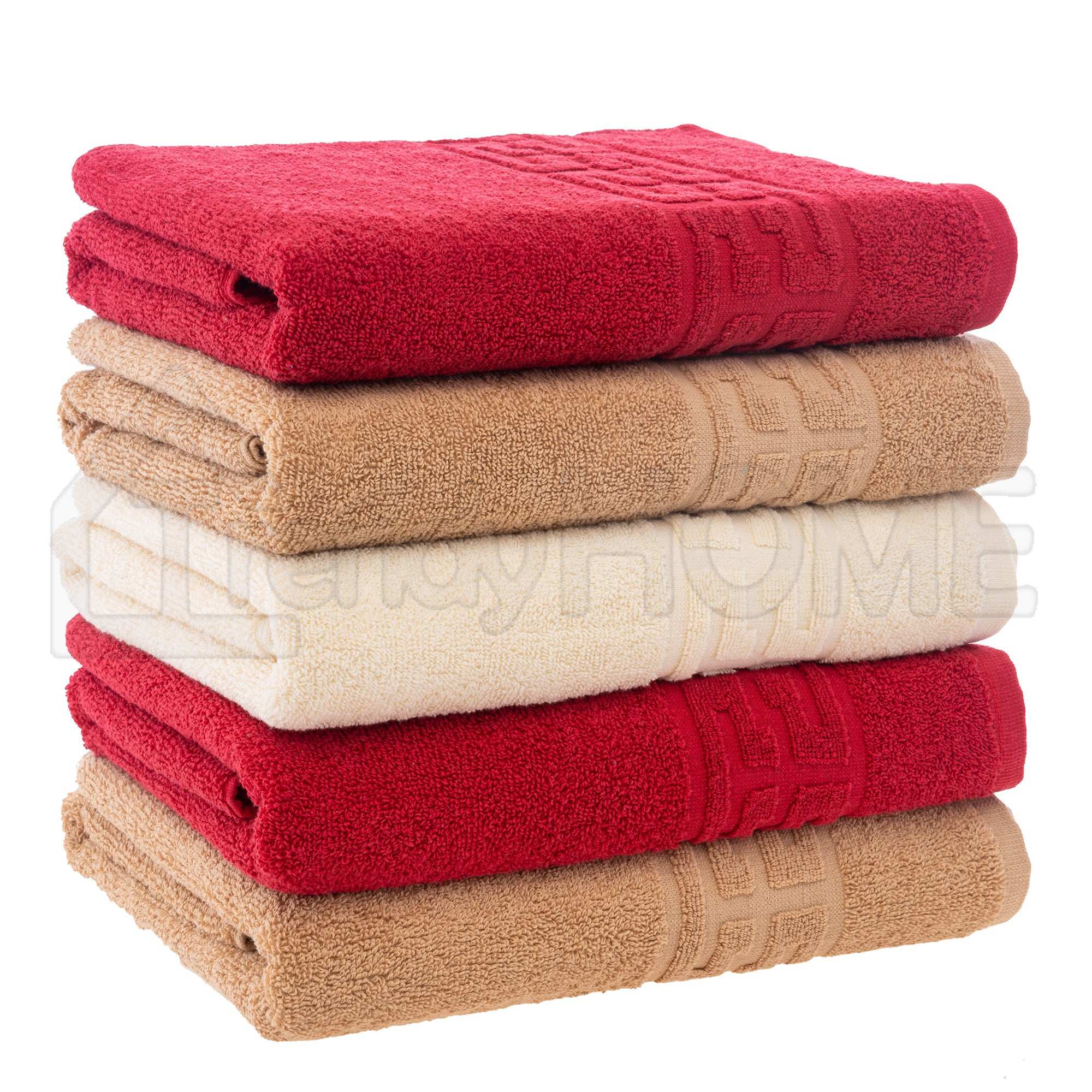 Set 5 Prosoape Bumbac 100% – 500 GSM – 30x50 / 50x90 / 70x130 / 80x160 cm, ST244190