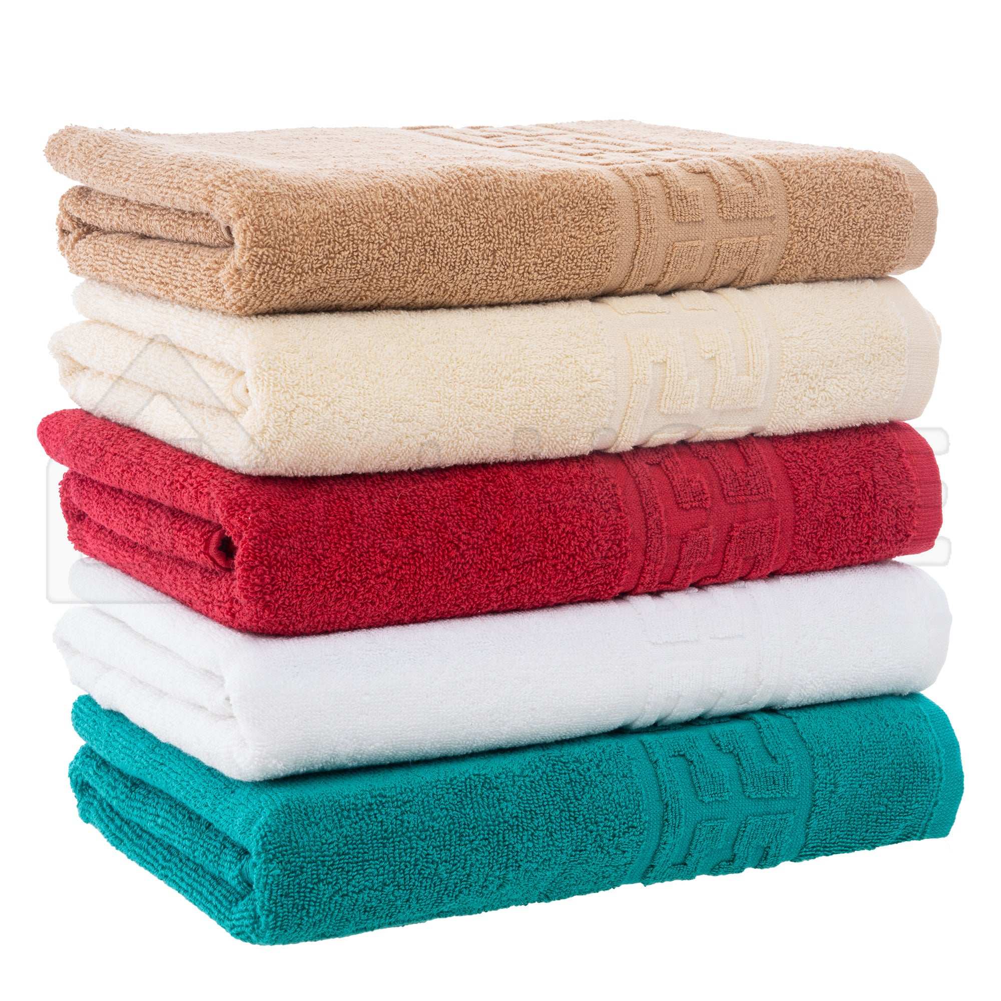 Set 5 Prosoape Bumbac 100% – 500 GSM – 30x50 / 50x90 / 70x130 / 80x160 cm, ST244200