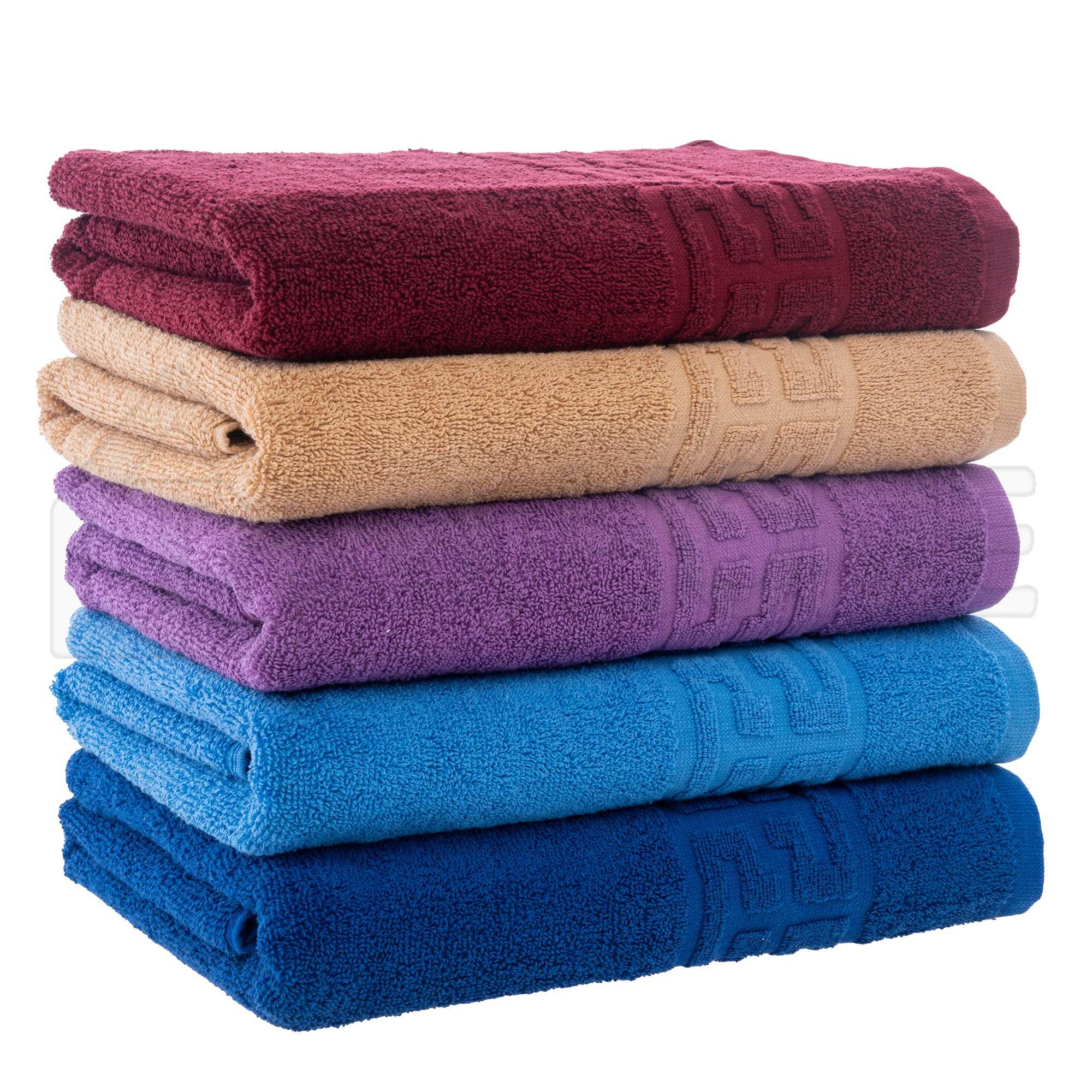 Set 5 Prosoape Bumbac 100% – 500 GSM – 30x50 / 50x90 / 70x130 / 80x160 cm, ST244205