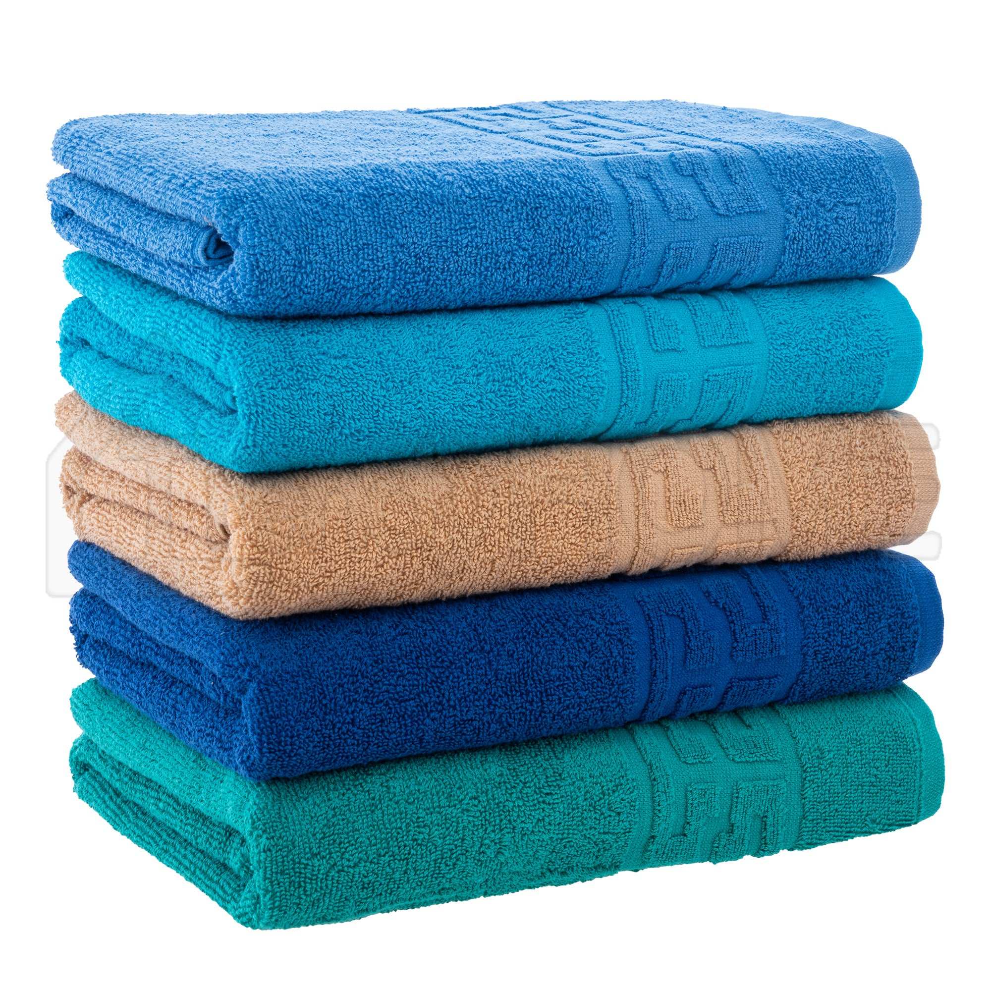 Set 5 Prosoape Bumbac 100% – 500 GSM – 30x50 / 50x90 / 70x130 / 80x160 cm, ST244220