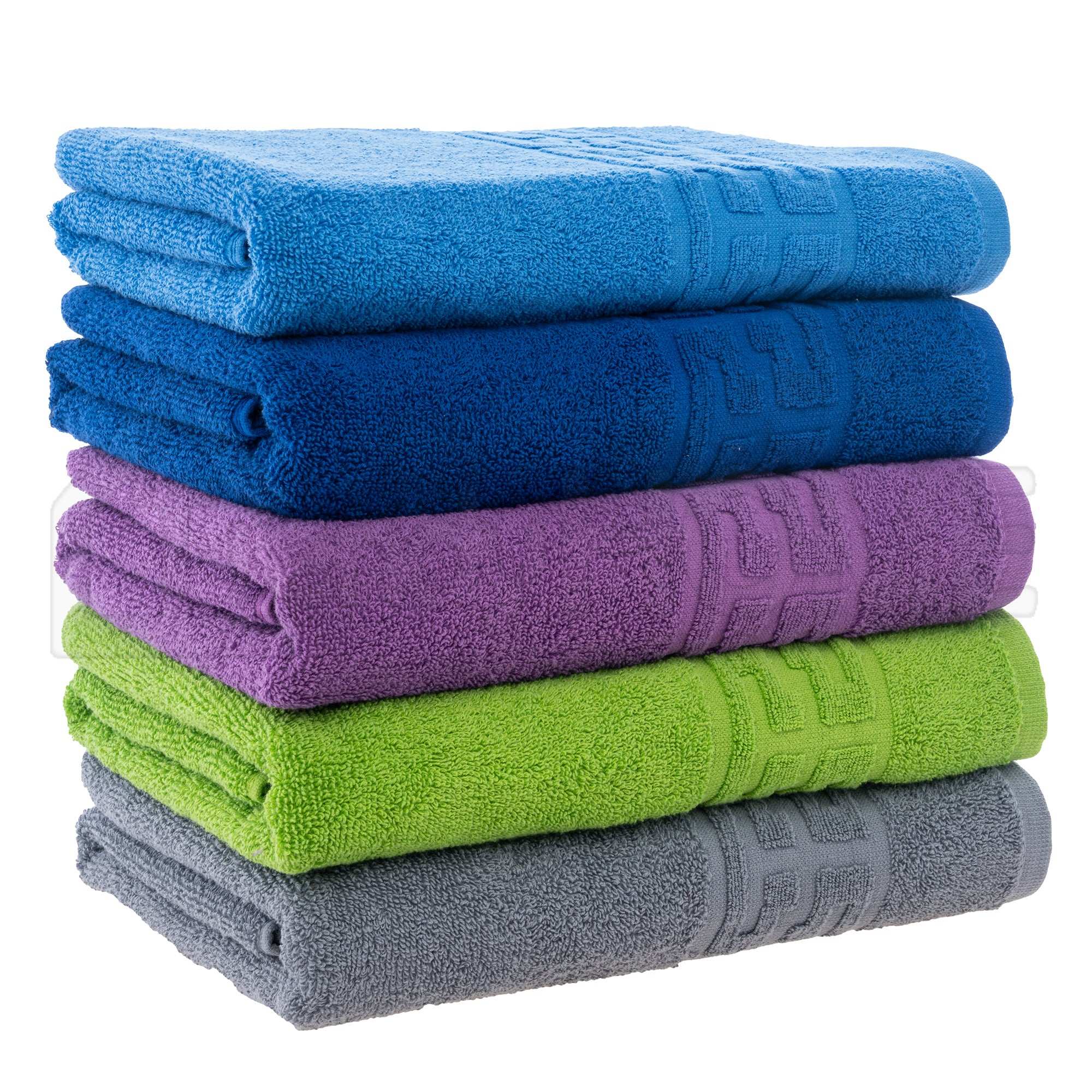 Set 5 Prosoape Bumbac 100% – 500 GSM – 30x50 / 50x90 / 70x130 / 80x160 cm, ST244245