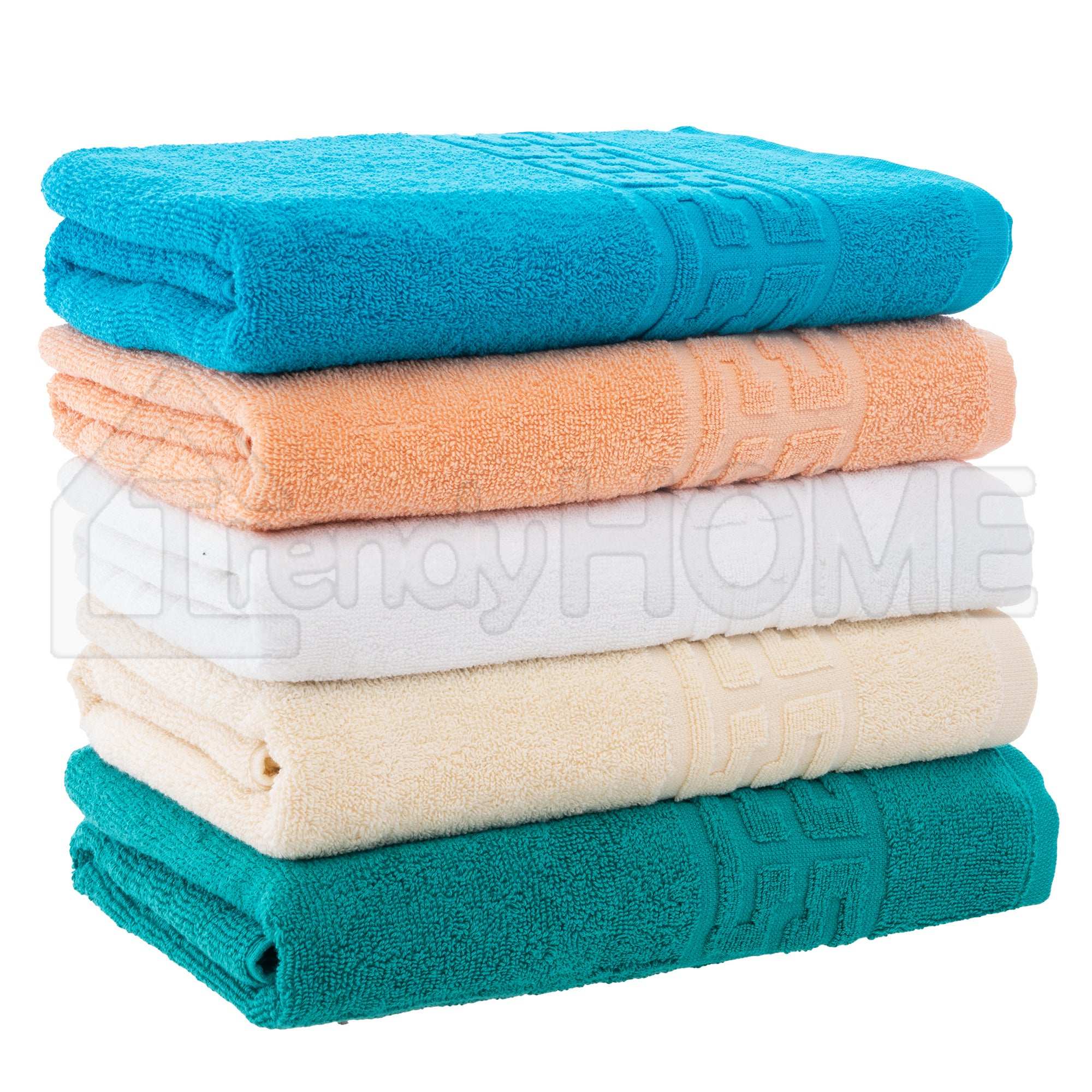 Set 5 Prosoape Bumbac 100% – 500 GSM – 30x50 / 50x90 / 70x130 / 80x160 cm, ST244250