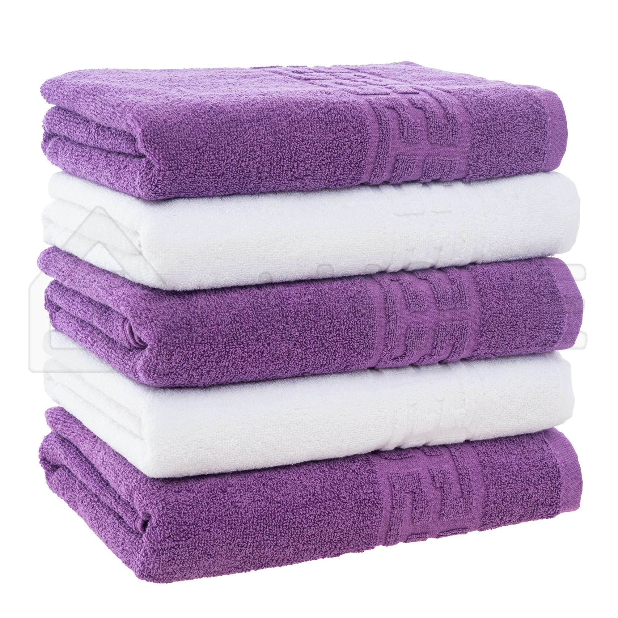 Set 5 Prosoape Bumbac 100% – 500 GSM – 30x50 / 50x90 / 70x130 / 80x160 cm, ST244295