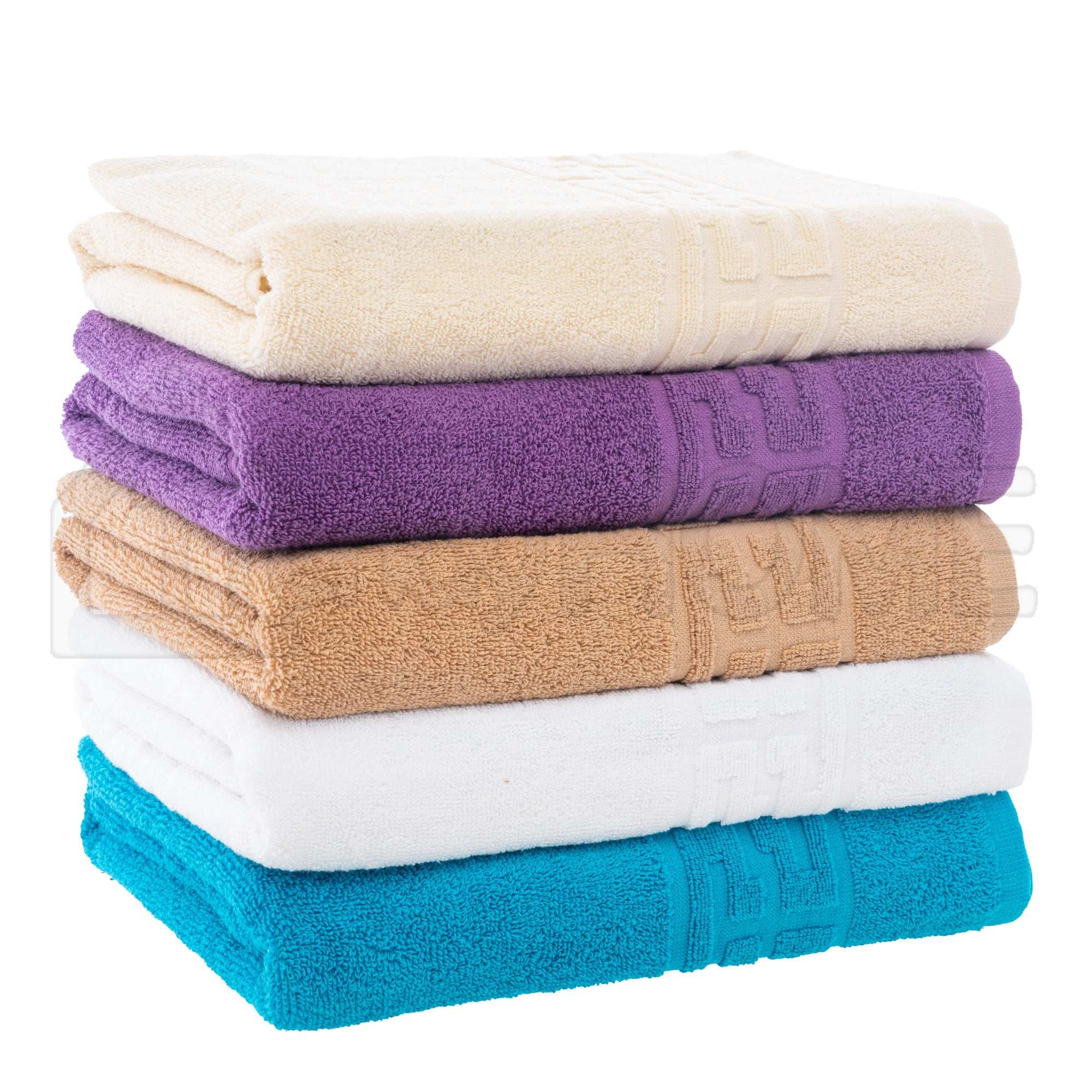 Set 5 Prosoape Bumbac 100% – 500 GSM – 30x50 / 50x90 / 70x130 / 80x160 cm, ST244115