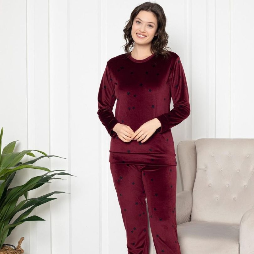 Pijama Dama Catifea|0046-PM
