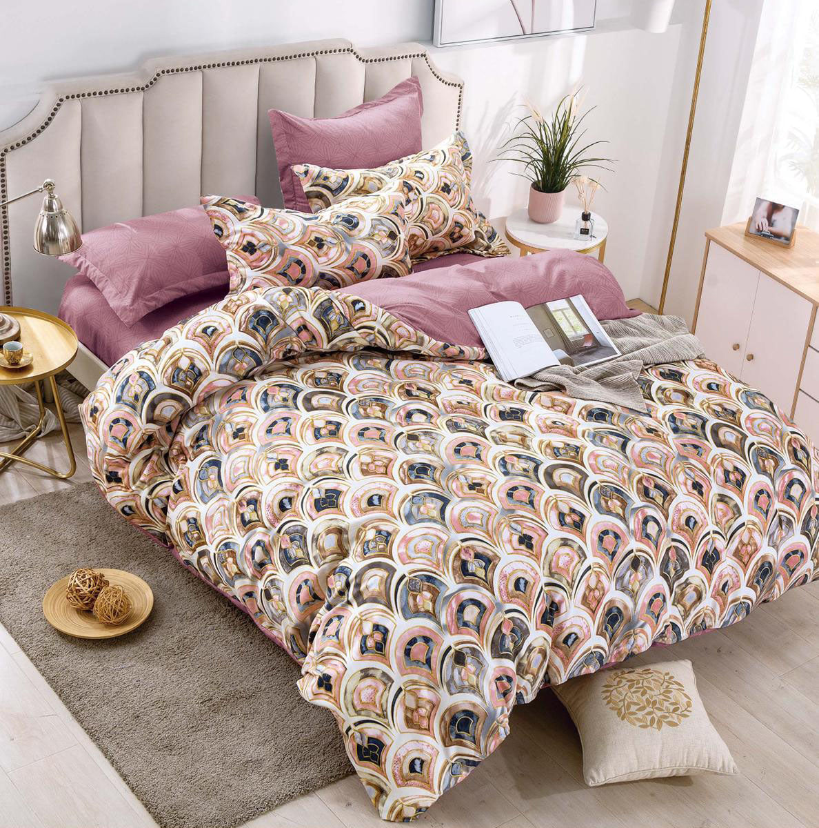Lenjerie-de-pat-Bumbac-Finet-Elegant-Maro-Grena.jpeg