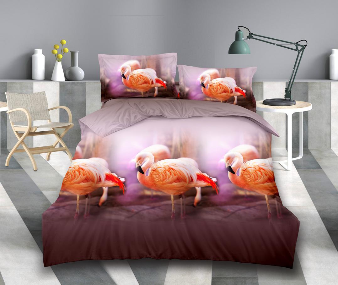 Lenjerie-pat-bumbac-satinat-3D-maro-cu-flamingo.jpeg