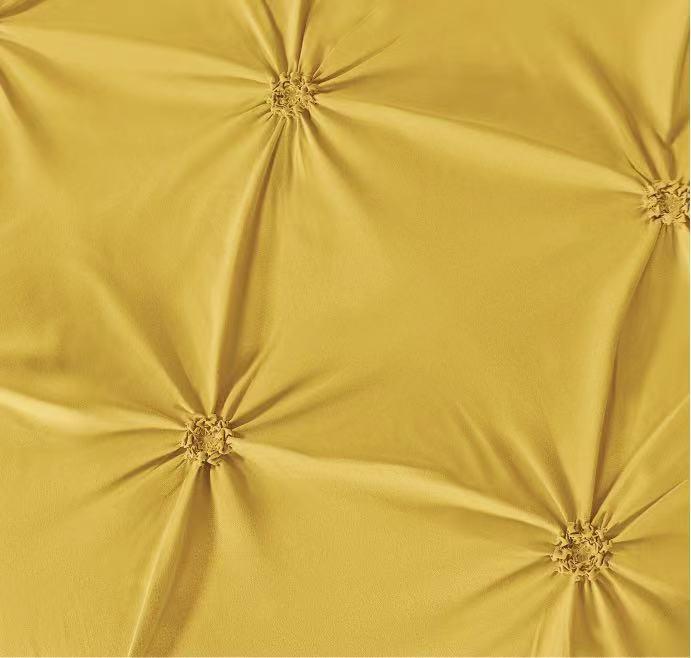 Lenjerie Pat Simpla, Bumbac Finet Premium, UNI, Galben Mustar, J22285