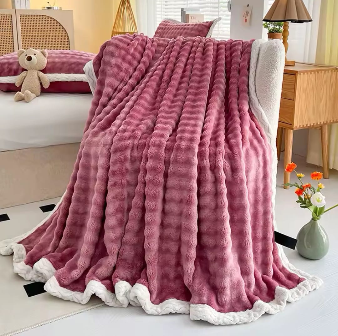 Patura cocolino Premium, 200x230 cm, Roz, PT24055