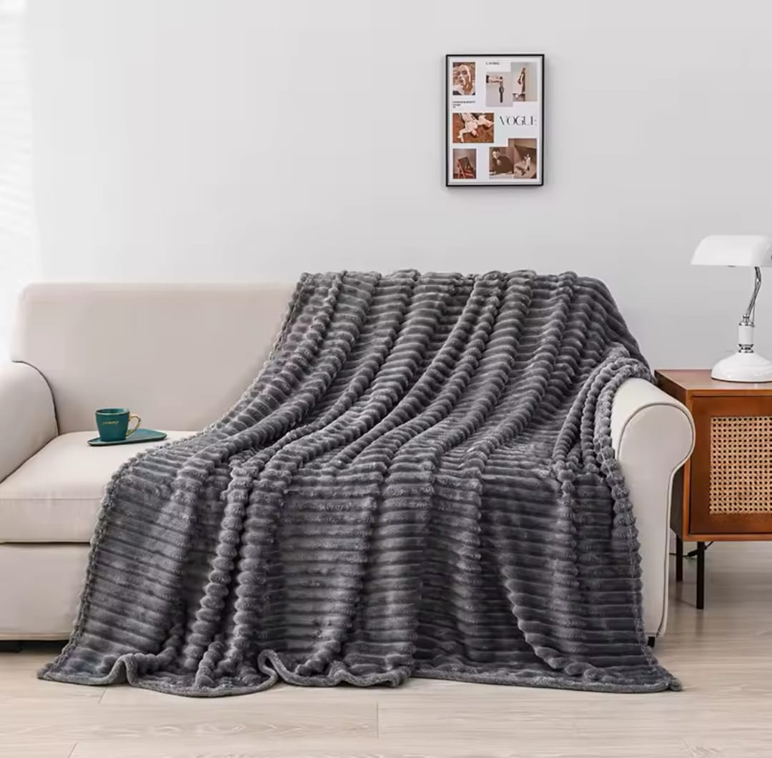 Patura cocolino Premium, 200x230 cm, Simpla, Gri, PT24061
