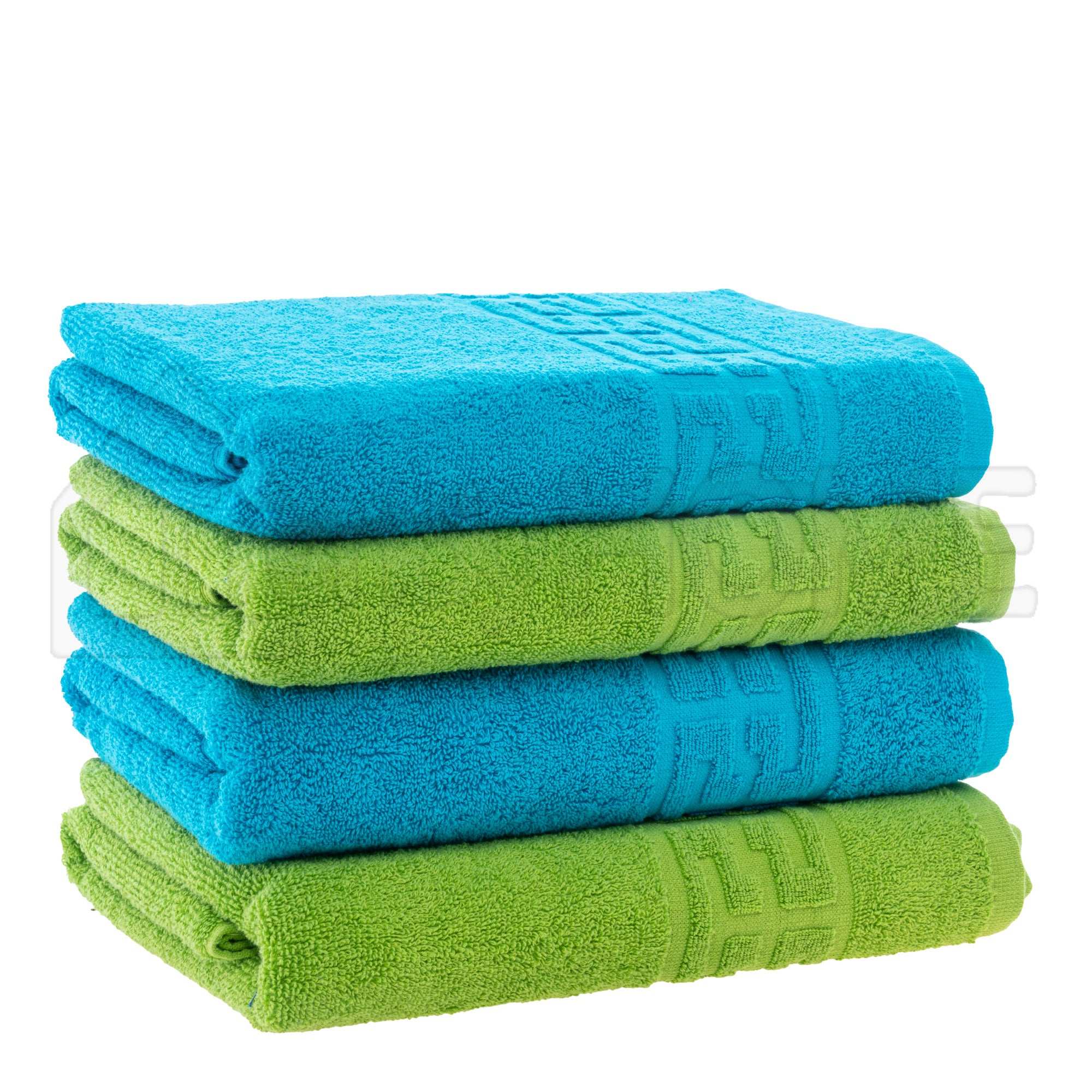Set 4 Prosoape Bumbac 100% – 500 GSM – 30x50 / 50x90 / 70x130 / 80x160 cm, ST244545
