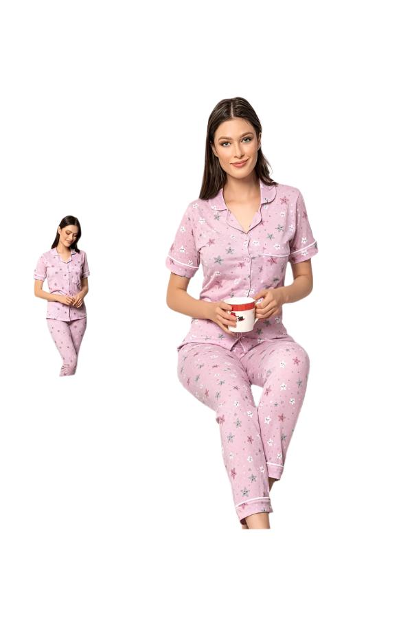 Pijama dama bumbac | 0271-PM