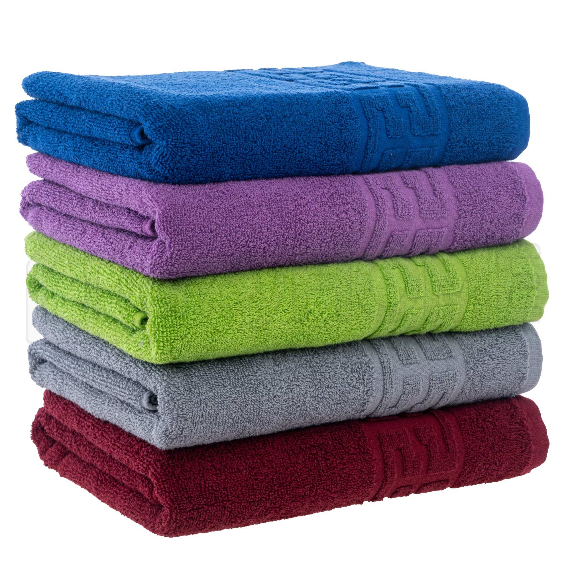 Set 5 Prosoape Bumbac 100% – 500 GSM – 30x50 / 50x90 / 70x130 / 80x160 cm, ST244255
