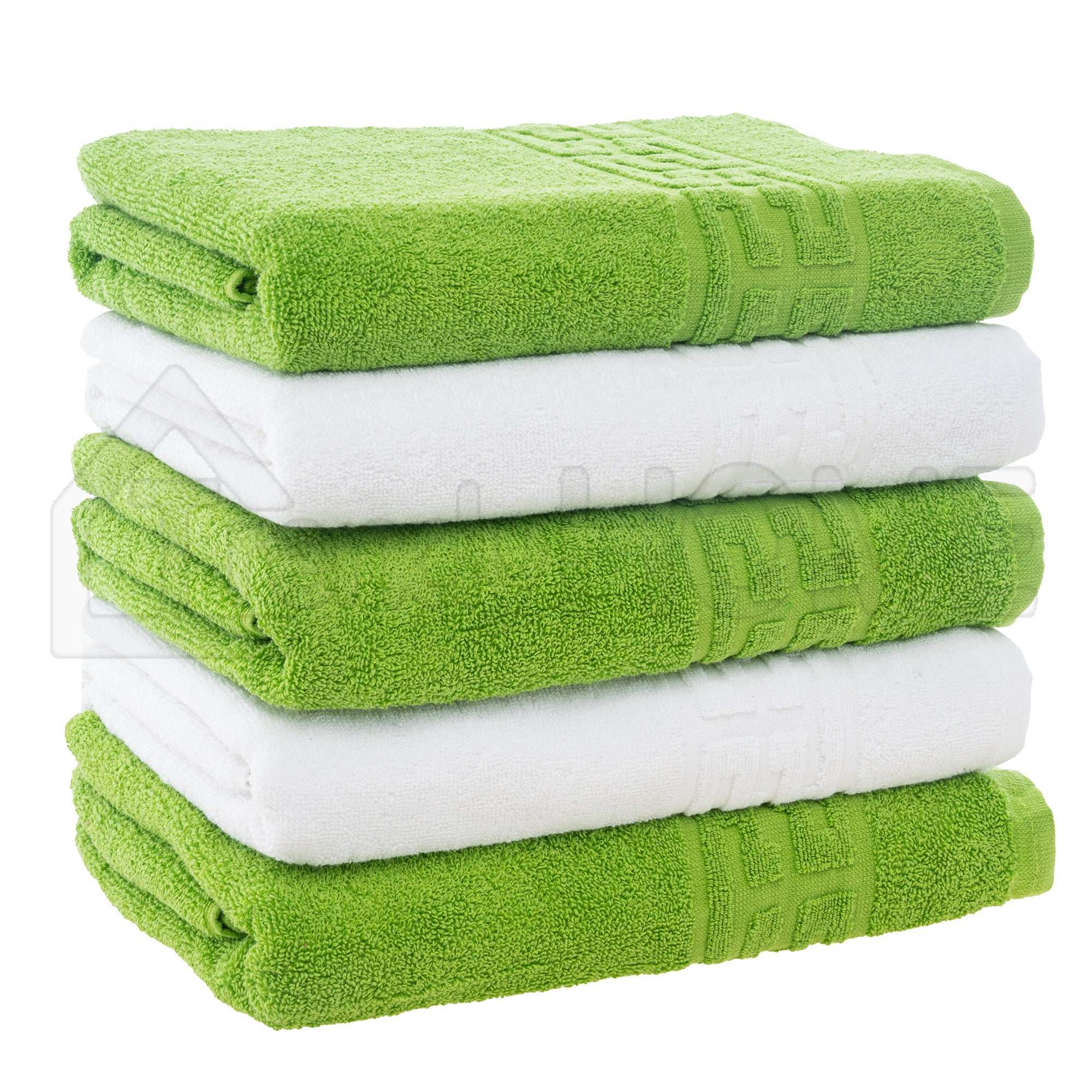 Set 5 Prosoape Bumbac 100% – 500 GSM – 30x50 / 50x90 / 70x130 / 80x160 cm, ST244285