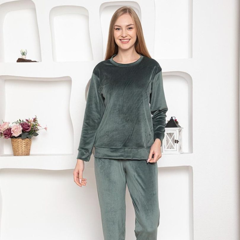 Pijama Dama Catifea|0044-PM