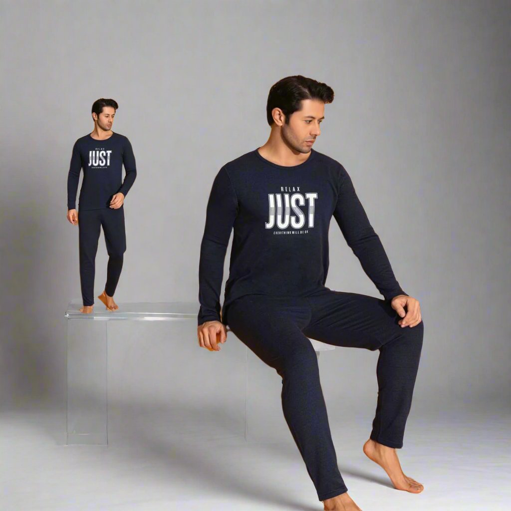 Pijama vatuita barbati – Material gros si moale pentru extra confort | COD 8548-PJ
